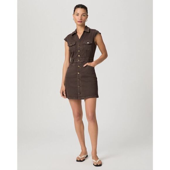 PAIGE Jaxsyn Dress in Green - Size 14 - NWT - Picture 2 of 6